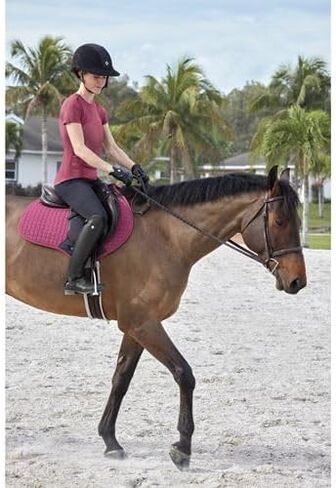 Stride CoolBlast All-Purpose Saddle Pad, Color: Dry Rose, Size: A/P in Saudi Arabia