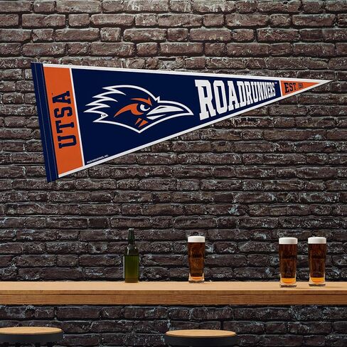 Rico Industries NCAA Texas -San Antonio Roadrunners - Utsa Rally 12 "× 30" in Saudi Arabia