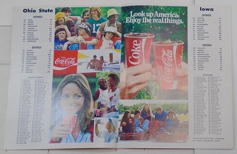 1975 Iowa vs Ohio State NCAA Football Program 10/11/75 - College Programs in Saudi Arabia