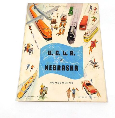 1948 UCLA at Nebraska College Football Program 10-30-48 - College Programs in Saudi Arabia
