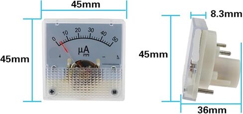 1PCS DC microammeter 91c4 0-500uA(200UA) in Saudi Arabia