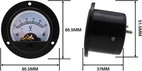 DH-52 Ammeter Marine Round 65.5x65.5mm (150V) in Saudi Arabia