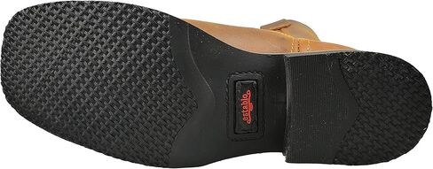 Establo Men's Work Boots Genuine Crazy Leather Color Mango in Kuwait