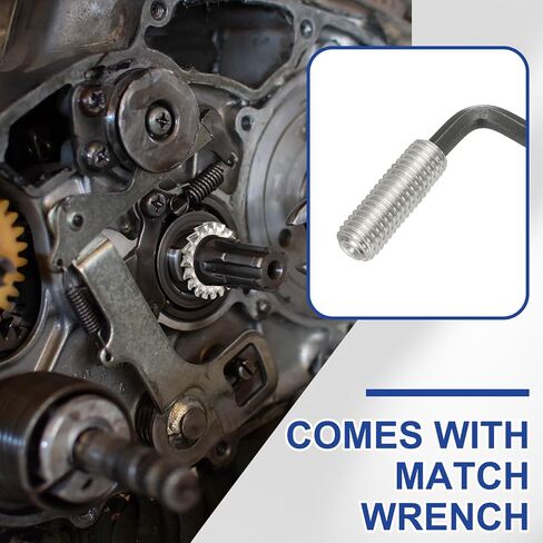PATIKIL 1/4-28x3/16 Hex Socket Grub Screws, 50 Pcs Cup Point Set Screw with Wrench in Saudi Arabia