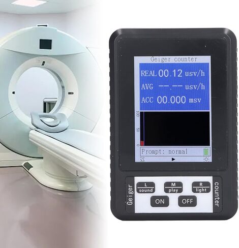 Portable Handheld Beta Gamma X Ray Radiation Monitor Meter,High Accuracy with 2.8inch Screen for Material Inspection, Environmental Testing, Radiation in Saudi Arabia