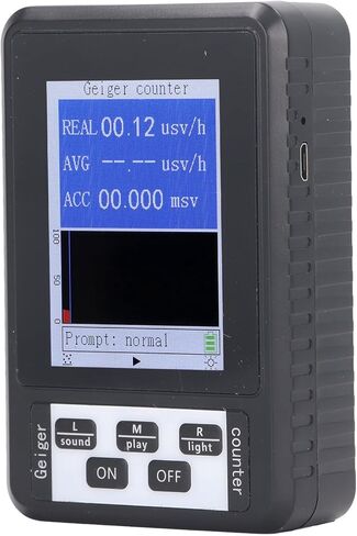 Portable Handheld Beta Gamma X Ray Radiation Monitor Meter,High Accuracy with 2.8inch Screen for Material Inspection, Environmental Testing, Radiation in Saudi Arabia
