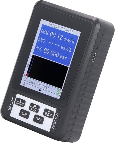 Portable Handheld Beta Gamma X Ray Radiation Monitor Meter,High Accuracy with 2.8inch Screen for Material Inspection, Environmental Testing, Radiation in Saudi Arabia