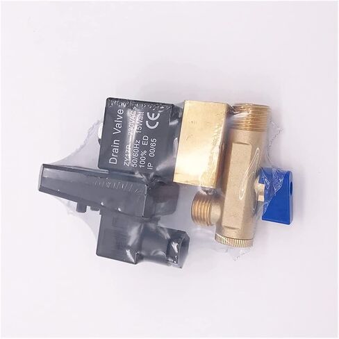Solenoid Valve 1/2inch Electric Drain Timer Valve with Brass Fitting 220v 24V 2way Water Valve Air Compressor Automatic Valve Useful(12V) in Saudi Arabia