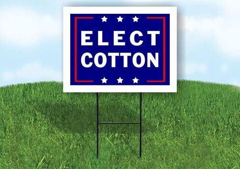 Elect Cotton - علامة طريق Side Side Side Sign Sign مع STAND - علامات الممرات للشوارع ، العشب ، البلوك ، المنزل ، العقارات - علامات الفناء ، لافتات مخصصة ، لافتات شخصية - 18 "× 24" in Saudi Arabia