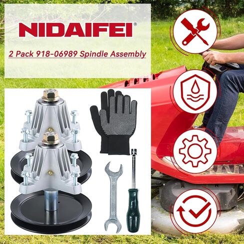 BACK 2 Pack 918-06989 GESSLELE SESSILLE تحل محل TROY BILT 918-06989 ، الحرفي 918-06989 للحرفية T135 T150 T1500 T1600 T1700 T1900 T2600 LT4600 ، TROY BILT TB46 in Kuwait