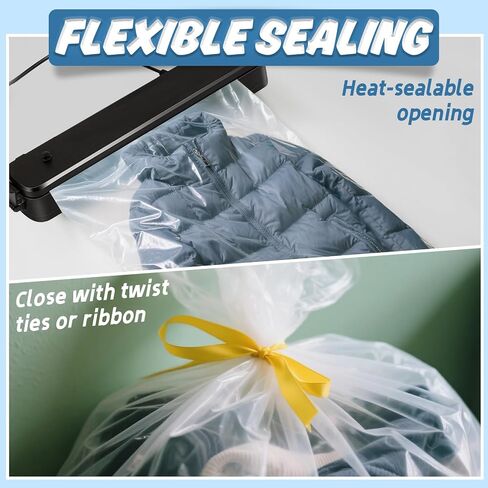 Clear Plastic Bag - 25 Pcs 18x24 Inch Clear Plastic Bags for Packaging Large Flat Poly Bags Cookie Bag Bread Proofing Cover for Food Bakery Clothes Bread Storage in Saudi Arabia