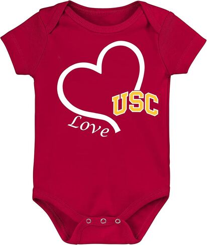 USC Trojans Southern Cal مرخص رسميًا Love Heart Babyuit in Saudi Arabia
