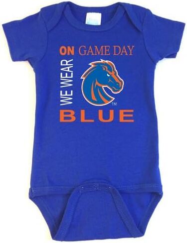 Boise State Broncos On Game Day Baby Onesie in Saudi Arabia