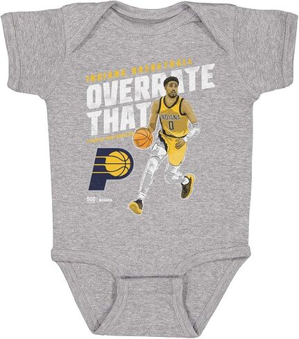 500 LEVEL Tyrese Haliburton Indiana Pacers One-Piece Infant Bodysuit - Tyrese Haliburton Indiana Pacers Overrate That in Saudi Arabia