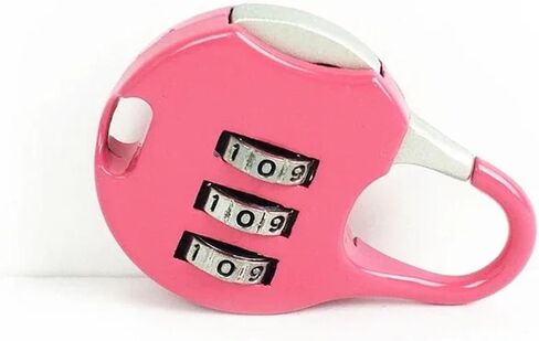 Combination Padlock 3 Code Password Lock for Bags Cabinet Travel MMS45 1Pcs(Black) in Saudi Arabia