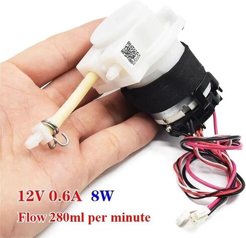 8W 12V 280ML/MIN المصغرة الجرعات الجرعات مضخة المياه السائلة اتجاه عكسها مع تشفير للروبوت الكامل in Saudi Arabia