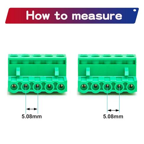 Tcenofoxy 5.08mm 2/3/4/5/6/7/8/9/10/11/12/13/14/15/16/18/20/24 PIN PHONIX CONNECTOR PCB CORLINAL COLLENT in Kuwait