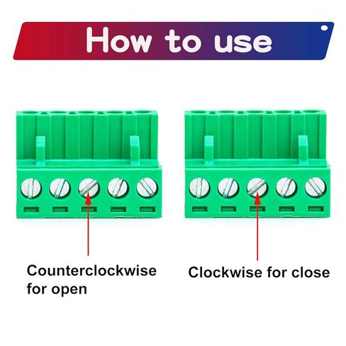 Tcenofoxy 5.08mm 2/3/4/5/6/7/8/9/10/11/12/13/14/15/16/18/20/24 PIN PHONIX CONNECTOR PCB CORLINAL COLLENT in Kuwait