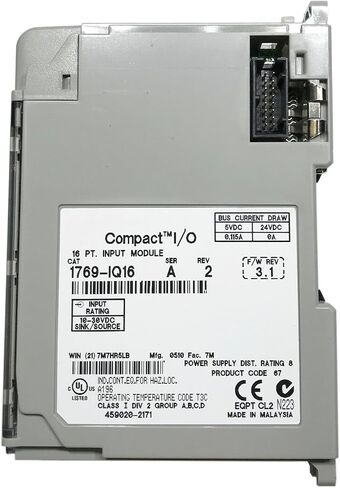 1769-IQ16 SER A COMPACTLOGIX 16 Point Compact I/O MODULE 24V DC in Saudi Arabia