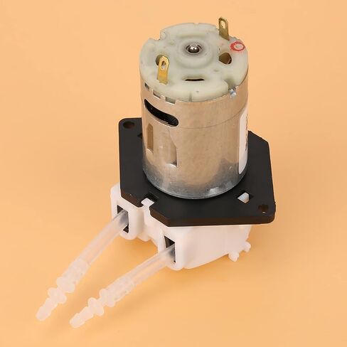 Peristaltic Pump 12V Dosing Pump DIY Peristaltic Tube Head For Aquarium Lab Chemical Analysis Adjustable Flow Direction Self Priming No Valves Easy Maintenance Black White Blue (2 * 4 Green) in Saudi Arabia