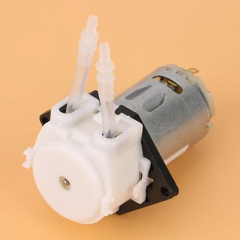 Peristaltic Pump 12V Dosing Pump DIY Peristaltic Tube Head For Aquarium Lab Chemical Analysis Adjustable Flow Direction Self Priming No Valves Easy Maintenance Black White Blue (2 * 4 Green) in Saudi Arabia