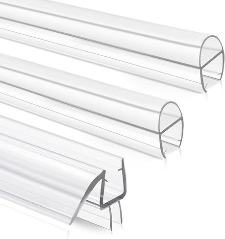 ختم باب دش ، 3 حزمة 3/8 "× 78" من الباب السفلي ، ختم الباب السفلي ، فوليترا أبواب دش بدون إطار شريط الجانب u-type ، اكتساح باب الدش لإيقاف تسرب الماء لمدة 3/8 بوصة (10 مم) in Saudi Arabia