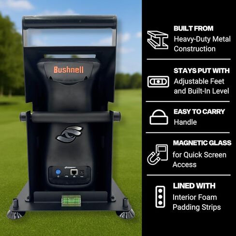 Foresight GC3 & Launch Pro Golf Laffic Monitor Case-غطاء محاكاة واقية معدنية مع مستوى مدمج وارتفاع قابل للتعديل-خزان ساق التسوية المحاذاة لسيم داخلي in Kuwait