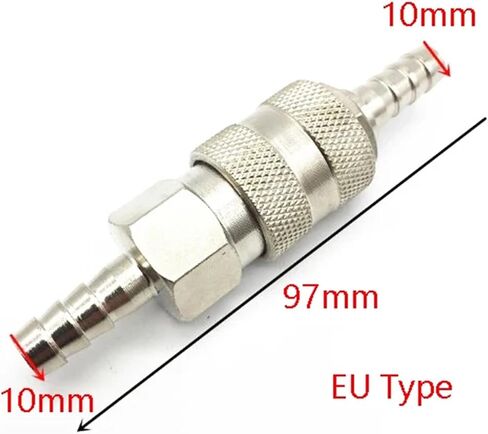 2Pcs Type Pneumatic Fitting Quick Coupling Connector Coupler For Air Compressor 6mm 8mm 10mm Hose Barb(EU 10mm) in Kuwait
