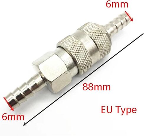 2Pcs Type Pneumatic Fitting Quick Coupling Connector Coupler For Air Compressor 6mm 8mm 10mm Hose Barb(EU 10mm) in Kuwait