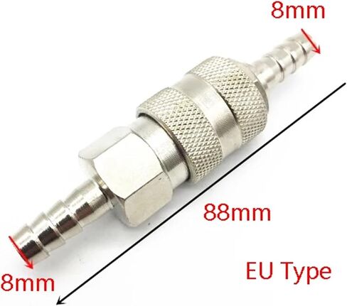 2Pcs Type Pneumatic Fitting Quick Coupling Connector Coupler For Air Compressor 6mm 8mm 10mm Hose Barb(EU 10mm) in Kuwait