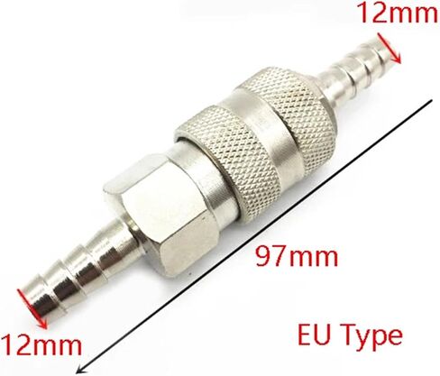 2Pcs Type Pneumatic Fitting Quick Coupling Connector Coupler For Air Compressor 6mm 8mm 10mm Hose Barb(EU 10mm) in Kuwait