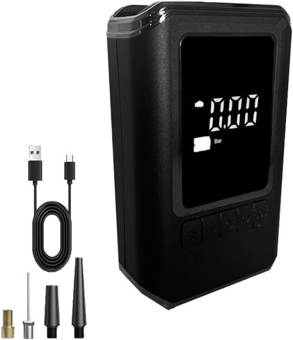 SUVCARMPING Tire Inflator Portable Air Compressor,Tire Air Pump for Car Tires - Car Accessories,Dual Power for 100V-230 AC and 12V DC Air Pump with Pressure Gauge, Max Pressure 101-150Psi. in Saudi Arabia