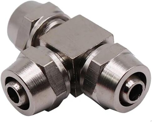KLV KLE KLZA KLU COPPER NICEL PNEUMATIC FITTING AIR CONNECTOR for Hose Tube 4 6 8 10MM Connection 1PCS (KLU ، 10MM) in Kuwait