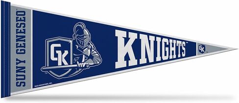 Rico Industries NCAA SUNY Geneseo Blue Knights 12" x 30" Felt Wall Décor Pennant - Great for Home/Bed Room/Man Cave Décor in Saudi Arabia