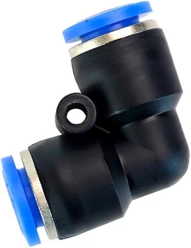Pneumatic Fitting Pipe Connector Tube Air Fittings Water Push In Hose Plastic 4mm 6mm 8mm 10mm PU PE PY LSA 1Pcs(PE,6mm) in Kuwait