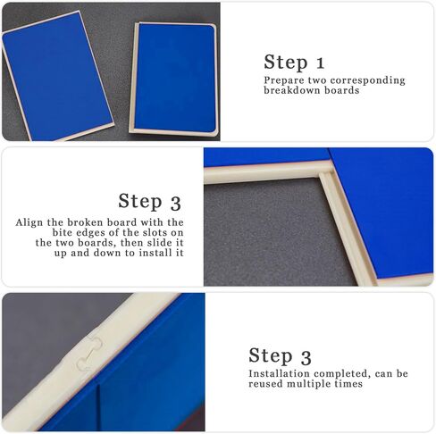لوحة قابلة للتأمل للأطفال القابلة لإعادة الاستخدام ABS Eva Training Taekwondo Board Taekwondo Breaking Alloards for Performance Morring Test Resbreakable Arts Breaking in Kuwait