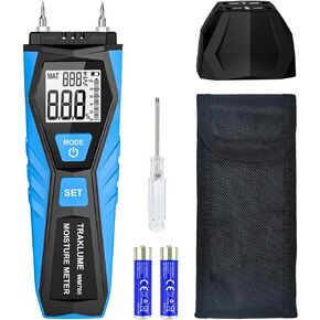Wood Moisture Meter for Lumber Pinless Moisture Meter for Drywall with Colorful Screen Moisture Sensor for House Firewood Moisture Detector for Walls Moisture Reader for Wood Wall Water Leak Detector in Kuwait