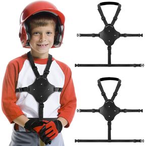 Baseball Chest Protector Youth-Heart Sternum Guard with Buckle Straps-Portable Softball Chest Protector for Football Heart Protection in Kuwait