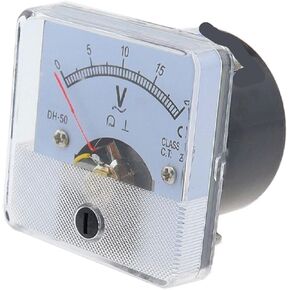DH-50 التناظرية المربعة فولت الجهد فولتميتر مقياس متر AC 5V 10V 15V 50V 75V 100V 150V 200V 250V 300V 450V 1PCS (AC 200V) in Saudi Arabia