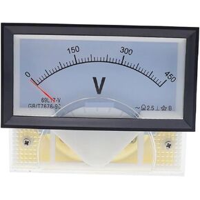 69L17-V 250V 300V 450V 500V AC Direct Analog Meter Panel Gauge Voltage Current 85 * 46MM 1Pcs(AC100V) in Saudi Arabia