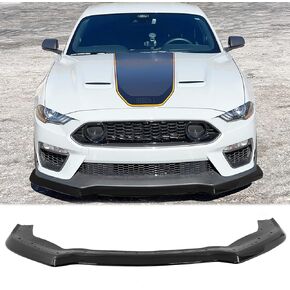 FREEMOTOR802 Compatible with 2021-2023 Ford Mustang Mach 1 Front Bumper Lip, Matte Black PP Polypropylene Handling Package Style Front Lip Spoiler Splitter in Saudi Arabia