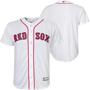Outerstuff Boston Red Sox MLB Kids Youth 4-20 Home Team Jersey (الحجم: 7 ، أبيض) in Saudi Arabia