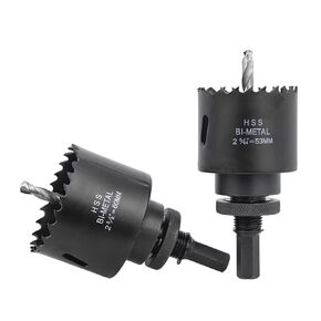 Core Drill Bit 35 40 53 60 70mm ثنائي الفتحة ثنائية المعدنية المنشار كربيد ثقب المظهر لأداة حفر ثقب المعادن الخشبية 1pcs (اللون: 70 ملم) in Kuwait