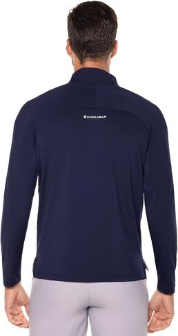 Coolibar UPF 50+ Men's Fairway Golf Pullover - Sun Protective in Saudi Arabia