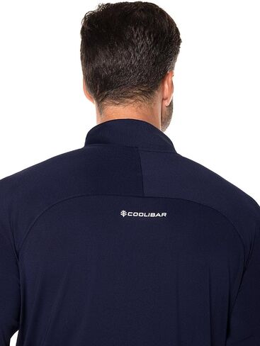 Coolibar UPF 50+ Men's Fairway Golf Pullover - Sun Protective in Saudi Arabia