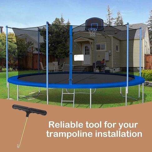 2 PCS Trampoline Spring Tool ، Hook Trampoline Spring Tool-Hook ، Spring Pull T-Hook مع مقبض بلاستيكي للقفز على ترامبولين سبرينج in Saudi Arabia