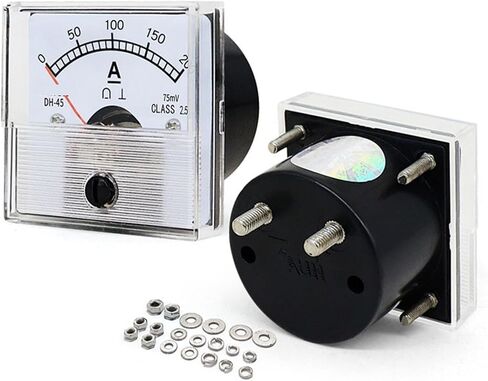 DH-45 DC Ammeter 1A 2A 3A 5A 10A 15A 20A 30A 50A 100A 200A 250A 300A 400A 500A 600A 800A 75mV 1Pcs(DC 20A - 75mV) in Saudi Arabia