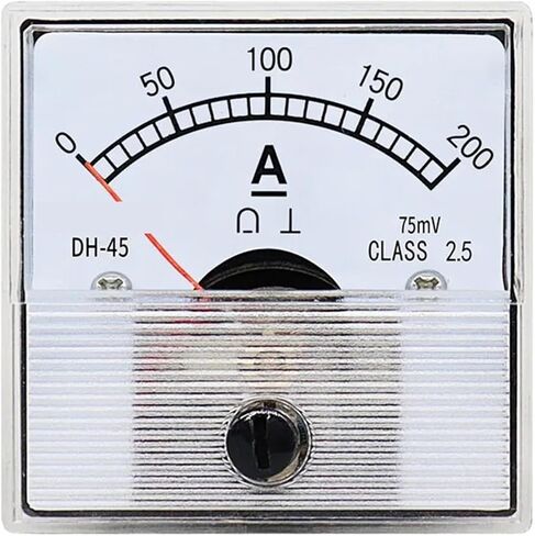 DH-45 DC Ammeter 1A 2A 3A 5A 10A 15A 20A 30A 50A 100A 200A 250A 300A 400A 500A 600A 800A 75mV 1Pcs(DC 20A - 75mV) in Saudi Arabia