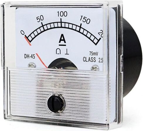 DH-45 DC Ammeter 1A 2A 3A 5A 10A 15A 20A 30A 50A 100A 200A 250A 300A 400A 500A 600A 800A 75mV 1Pcs(DC 20A - 75mV) in Saudi Arabia