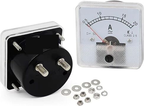 DH-50 DC AMMETER POINTER 1A 2A 3A 5A 10A 15A 20A 30A 50A 100A 200A 250A 300A 400A 500A 75MA لوحة 1PCS (500-75MV) in Saudi Arabia